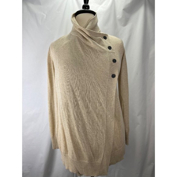 Rare VTG Merino Wool Blend Cardigan Double-breasted Sweater, Women's L - Picture 4 of 7